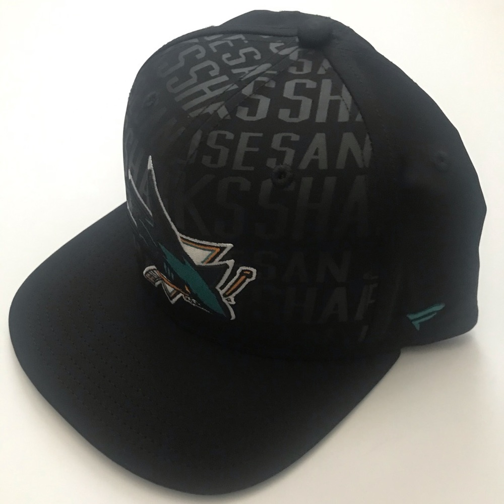 🏒 NHL San Jose Sharks 🦈  Fanatics OSFA adjustable hat cap 🧢